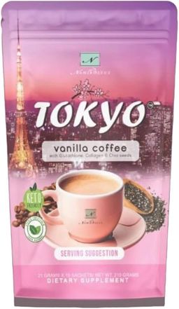 Namiroseus TOKYO Vanilla Coffee, 21g x 10 Sachets