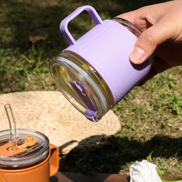 350ml Plastic Mug With Lid