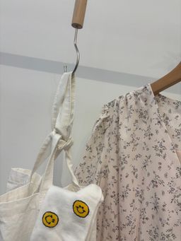 桃粉色浪漫花朵连身裙【清爽舒适】