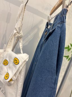 时尚百搭牛仔半身裙【可以自由搭配各种上装】