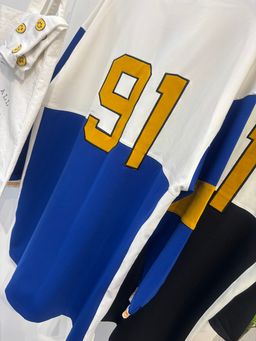 拼色字母 宽松落肩时尚感休闲连身裙