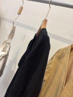 超韩！针褶细节 V领连身裙