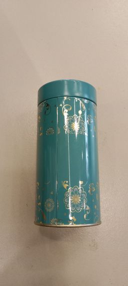 Metal Container -75x75x160/Blue