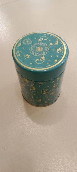 Metal Container -75x75x100/Blue