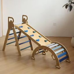 Limited Pikler Set -Blue ombre and Honey Ombré 