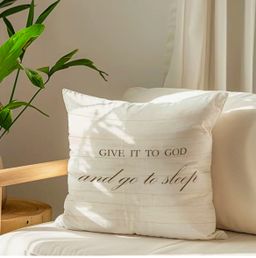 Inspirational Scripture pillow case 