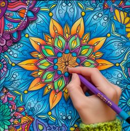 Psalms in Color Adult Coloring Book