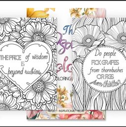 Psalms in Color Adult Coloring Book