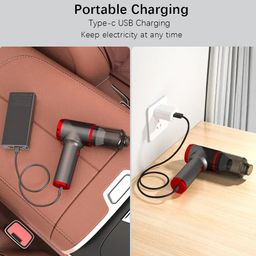 3-in-1 Rechargeable Handheld Vacuum & Air Duster 🚗💨