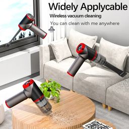 3-in-1 Rechargeable Handheld Vacuum & Air Duster 🚗💨