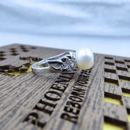 Silver Pearl 925 Ring for Women
