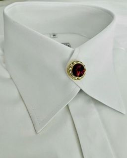 white swervecollar longsleeve