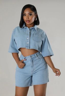 Combinaison en jeans 