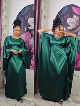 Emerald Green Modest Luxury Kaftan 