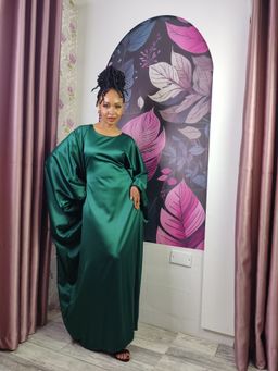 Emerald Green Modest Luxury Kaftan 