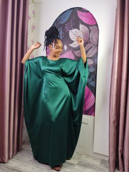 Emerald Green Modest Luxury Kaftan 