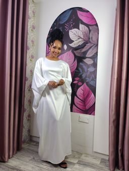 White Modest Luxury Kaftan 