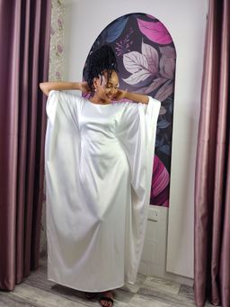 White Modest Luxury Kaftan 