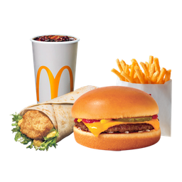 Duo Mabrouk : P'tit Wrap + Cheeseburger