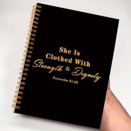 Clothed with Strength Notebook