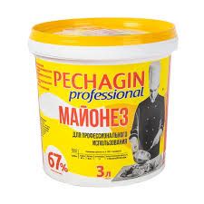 Майонез Pechagin Professional Extra 67% ведро 3 л