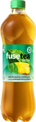 Fusetea Зеленый чай Ананас и Мята 1л ПЭТ