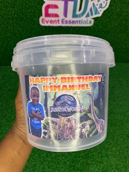  CLEAR PARTY BUCKETS (EMPTY)  