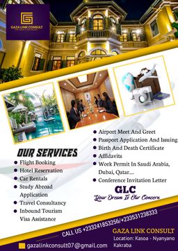 Study permit and tourist visas to America and Europe