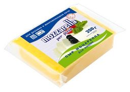 Сыр плавленый 250 гр. Моцарелла 45 % брусок Россия