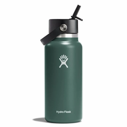 Hydroflask 32 oz Wide Mouth with Flex Straw Cap