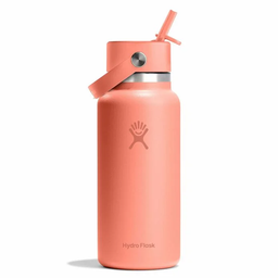 Hydroflask 32 oz Wide Mouth with Flex Straw Cap