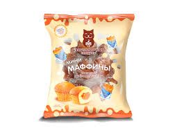 Мини- маффины 700 гр. с начинкой Вареная сгущенка