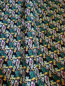 Tissu crêpes pour robes de femmes 4 yards