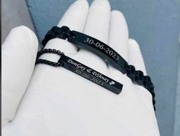 Collier+bracelet Homme