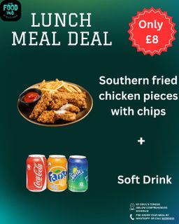 Meal Deal Southern Fried Chicken + Chips & Drink
