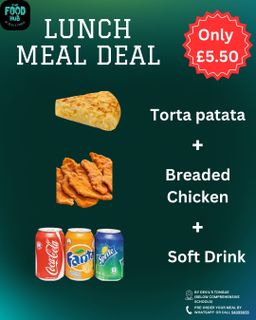 Meal Deal Torta Patata + Chicken Empanado + Drink