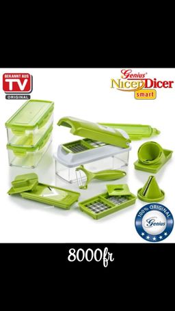 Machine de cuisine à découper 8 en 1 découpe , coupe , rame , tranche etc…