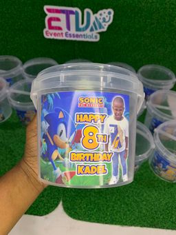  CLEAR PARTY BUCKETS (EMPTY)  