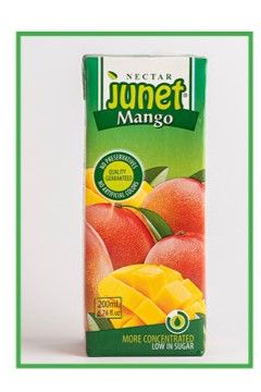 JUNET MANGO CARTON 200ML X24 - 20667