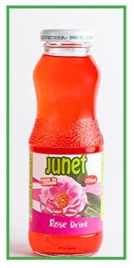 JUNET ROSE GLASS 300ML X24 - 20654