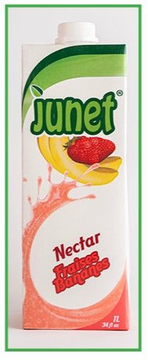 JUNET STRAWBERRY BANANA CARTON 1L - 20669