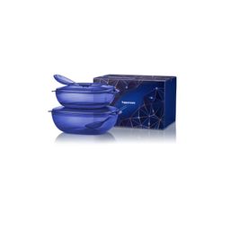 ROYALE BLUE CRYSTALLINE SERVERWARE SET