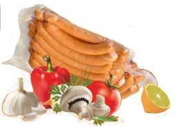 Сосиски сливочные "Халал" вакуум (кг)