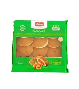 Оладьи 500 гр. "Панкейк" с абрикосовым джемом мини ТВ ТМ Слакон