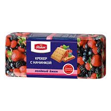 Крекер 260 гр. с ягодным джемом (Слакон)
