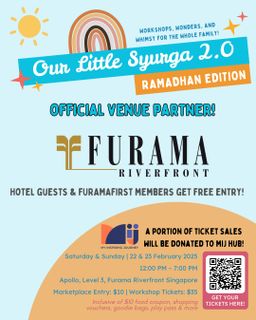 OUR LITTLE SYURGA 2.0 | WORKSHOP: CAREGIVER’S TOOL FOR BABY & TODDLER LEARNING AT HOME | 22 / 23 FEB 2025, 1.15 PM