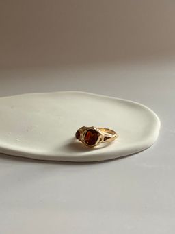 Bagues vintages Ambre 