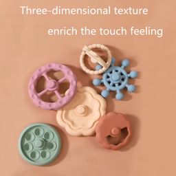 Silicone Teether stacking set 