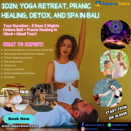 3D2N: YOGA RETREAT, PRANIC HEALING, DETOX, AND SPA IN BALI