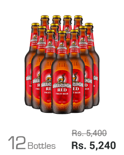 Barahsinghe Red Fruit Beer Cherry 650ML x 12 Bottles